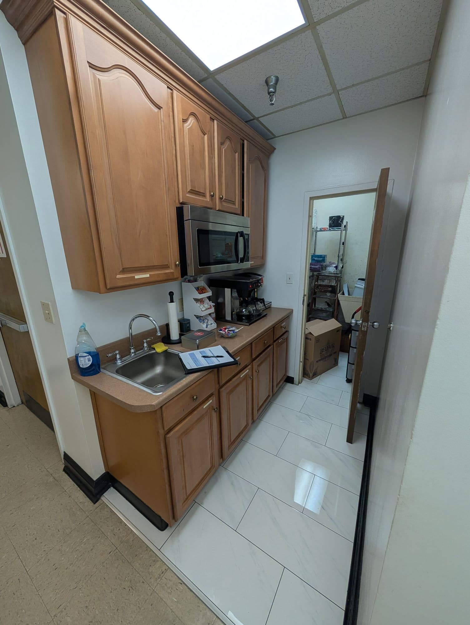 Employee Kitchenette Renovation, before