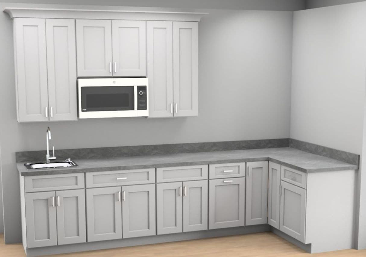 Employee Kitchenette Renovation, design rendering