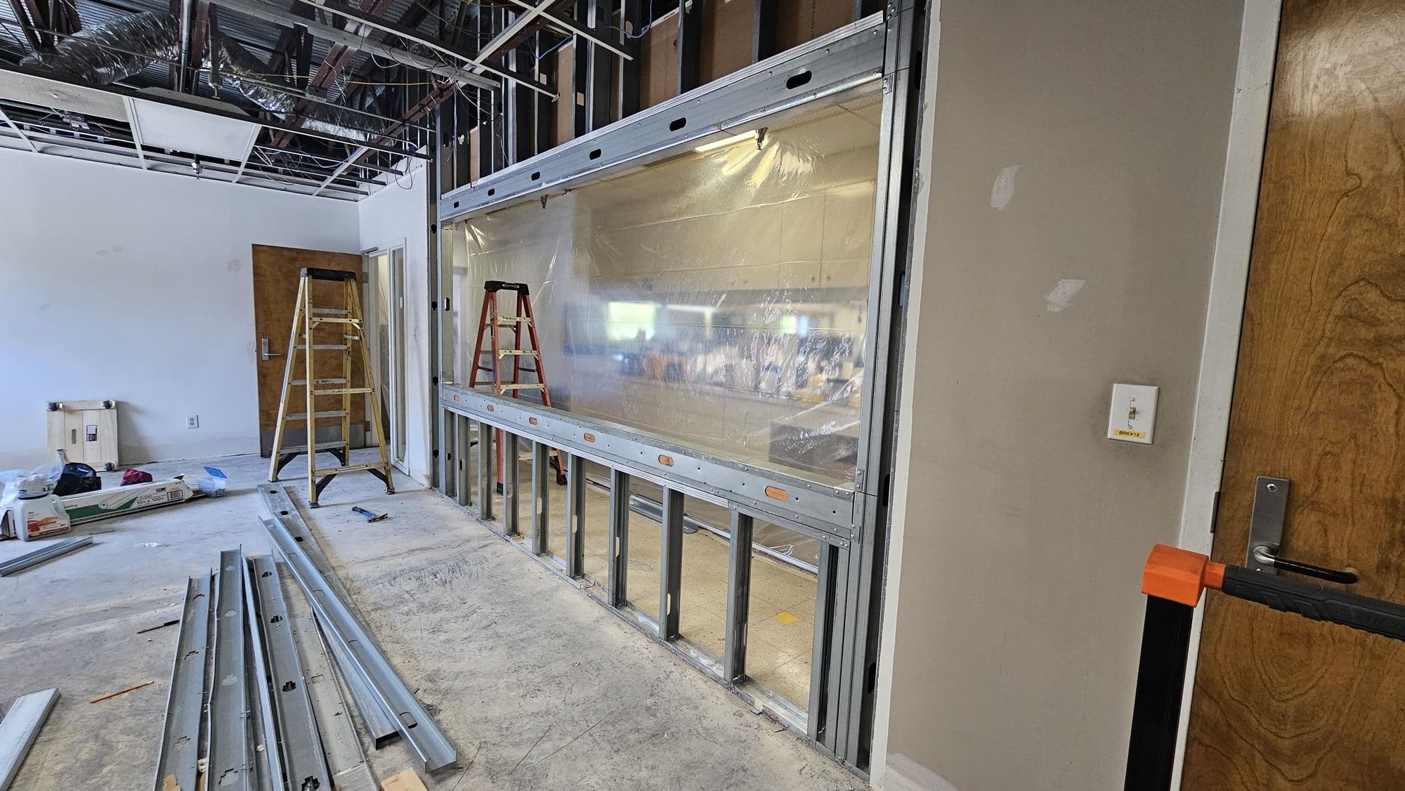 Laboratory Interior Renovation, during