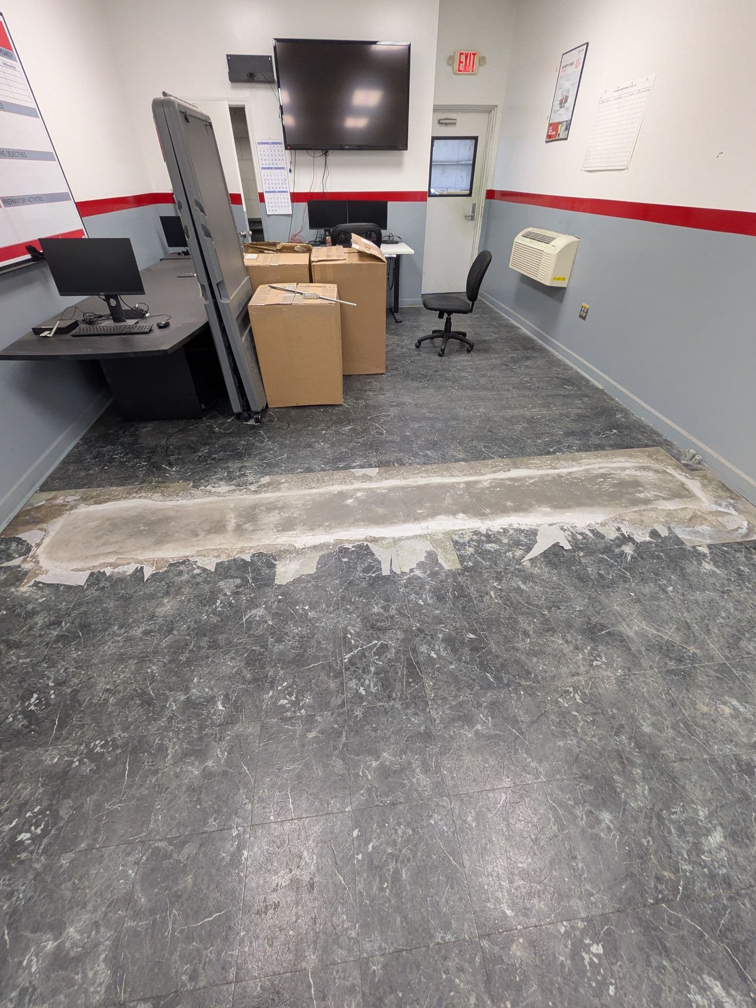 Operations Meeting Room Renovation, during