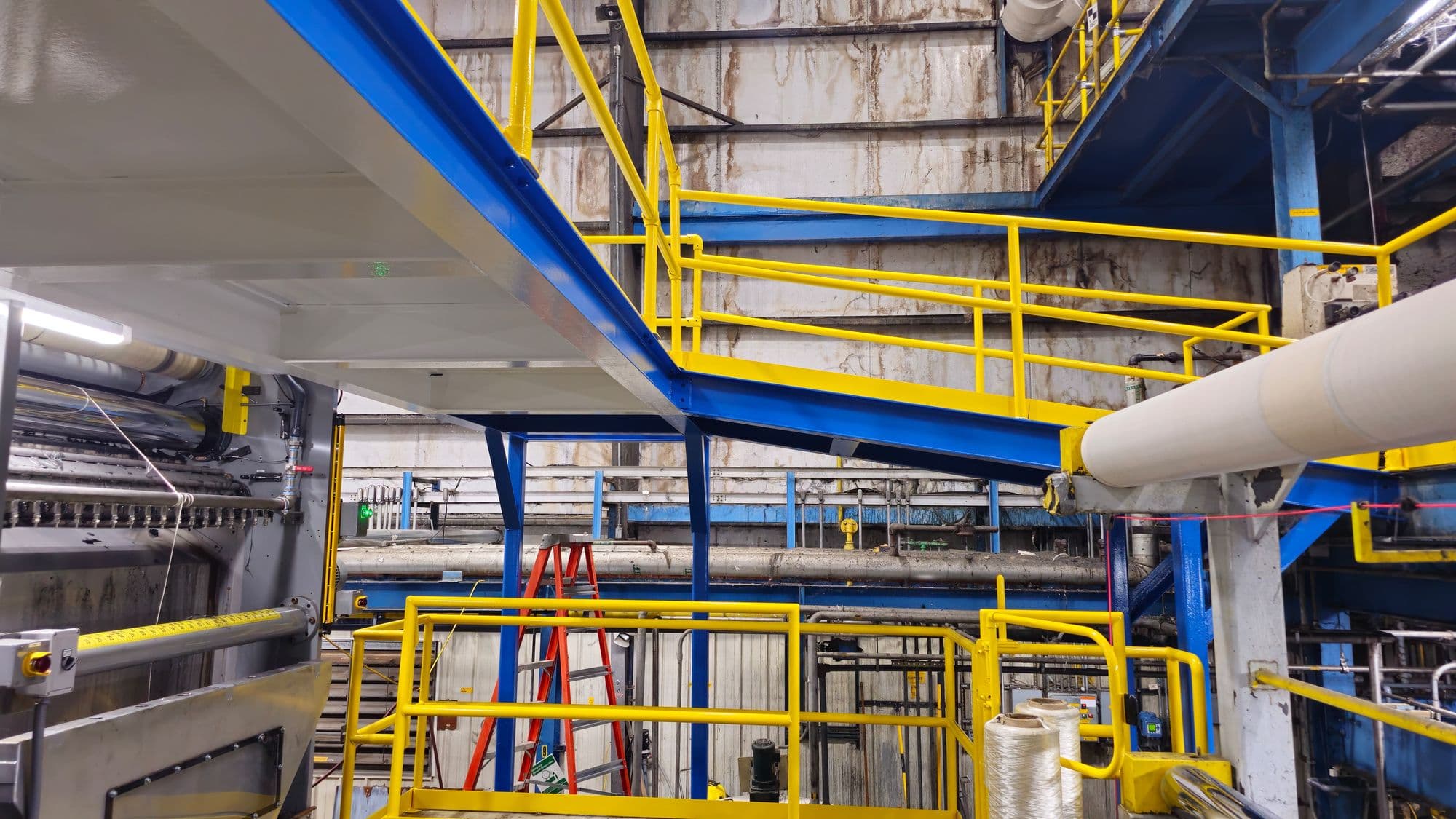 Industrial Platform Painting, completed