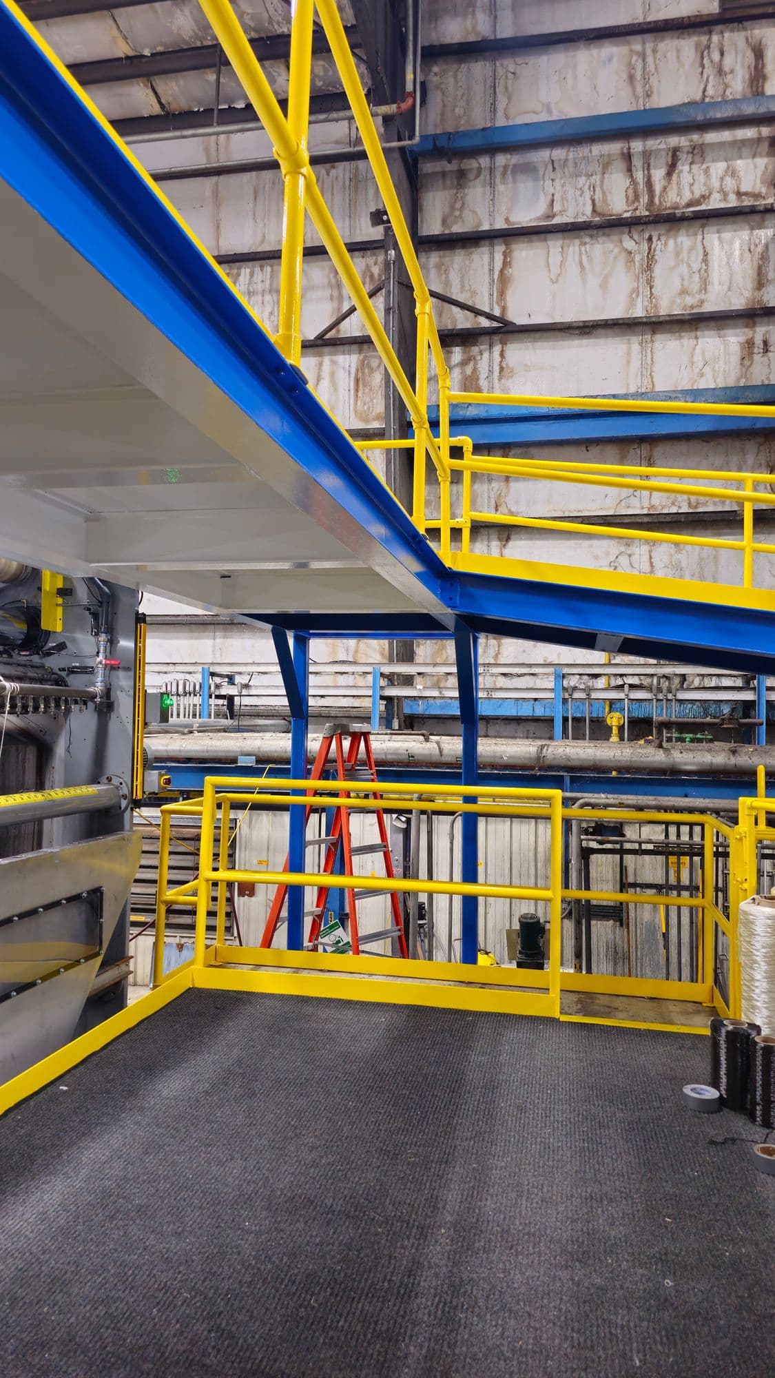 Industrial Platform Painting, completed