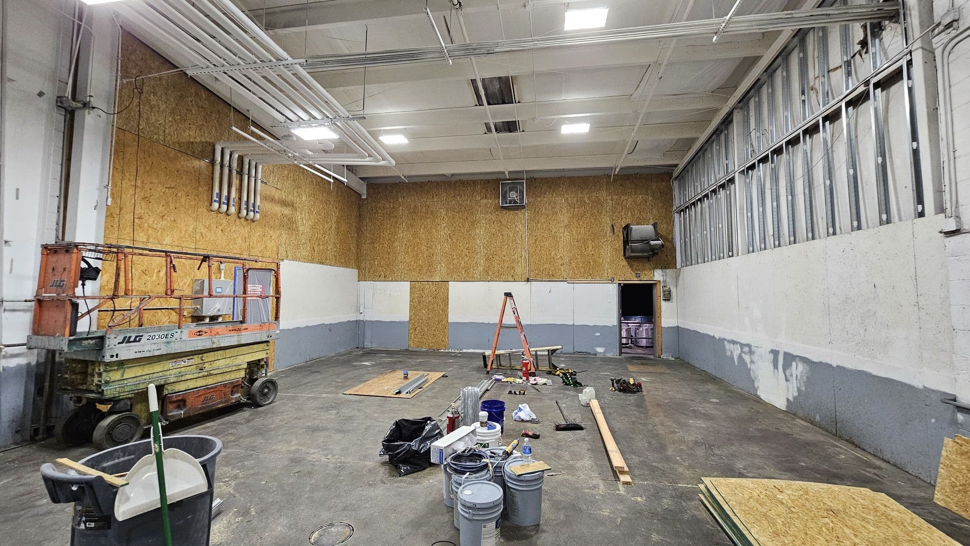 Production-Area Renovation, during