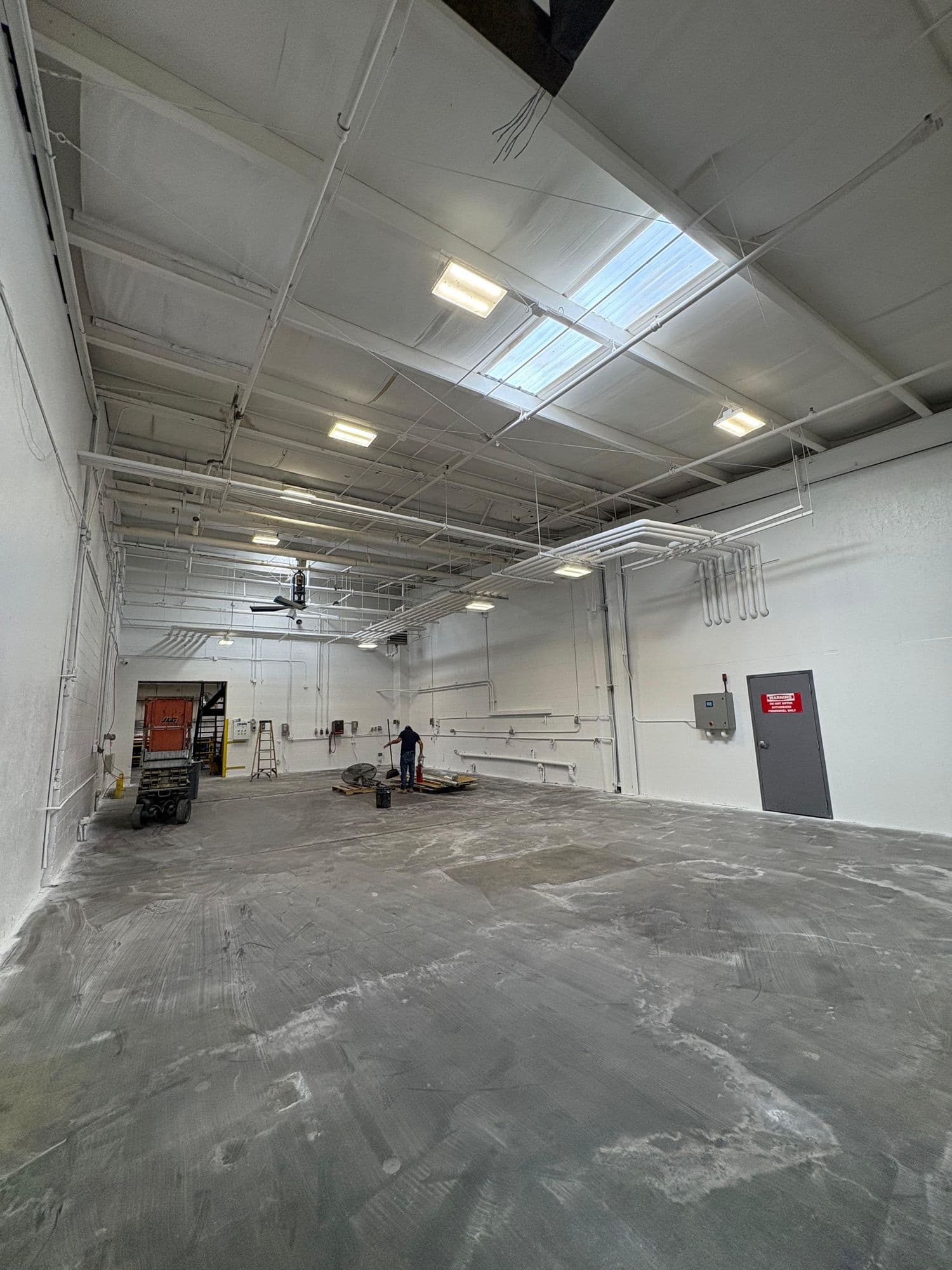 Production-Area Renovation, during