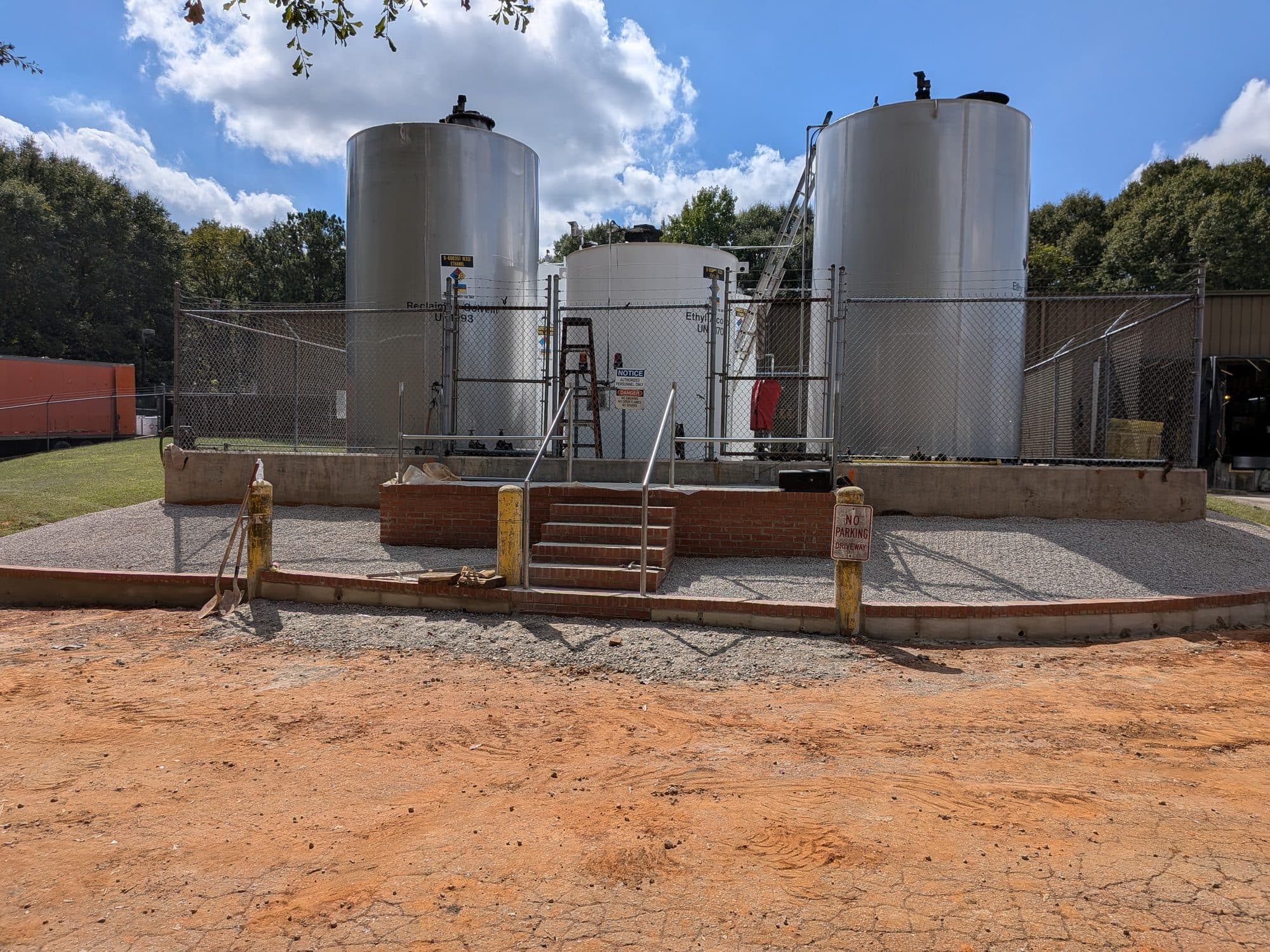 Tank Farm Access & Platform Improvements, during