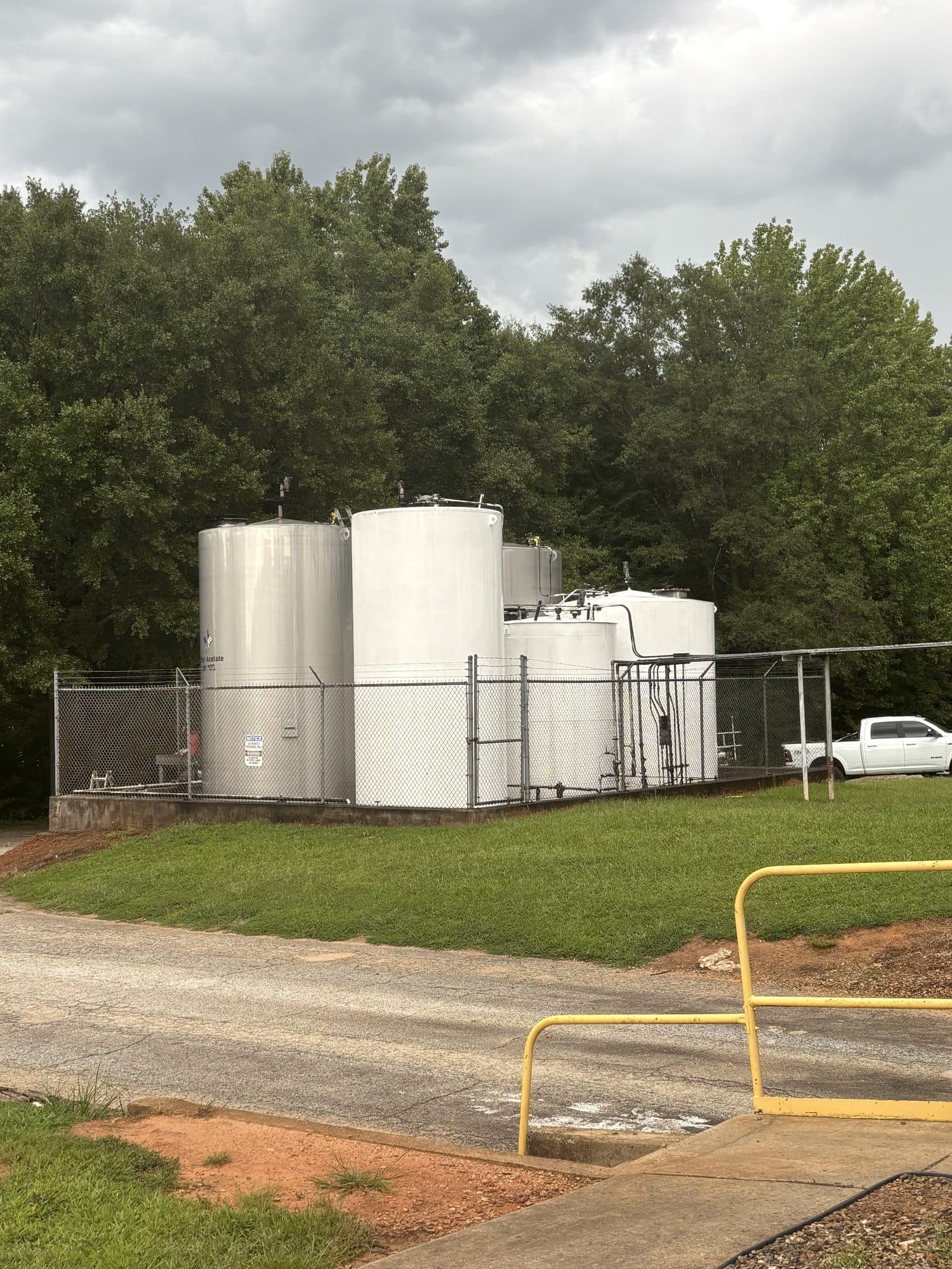 Tank Farm Access & Platform Improvements, tank cleaning: after